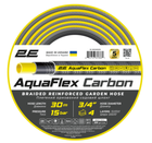 Шланг садовый 2Е AquaFlex Carbon 3/4“ 30м (2E-GHE34GE30)