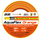 Шланг садовый 2Е AquaFlex Orange 1/2“ 30м (2E-GHE12OE30)