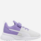 Buty sportowe dziecięce dla dziewczynki na rzepy Puma Flyer Runner V Ps 192929-50 29 (11UK) Białe/Fioletowe