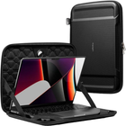 Pokrowiec na laptopa Spigen Rugged Armor Pro Pouch AFA04271 do MacBook Pro 16" Czarny (8809811858440) (955555906467343) - Outlet