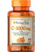 Вітамінно-мінеральний комплекс Puritan's Pride Vitamin C-1000 мг with Bioflavonoids and Rose Hips 100 капсул (102899)