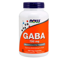 Аминокислота GABA NOW витамины 750mg