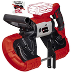 Потужна пила стрічкова акумуляторна Einhell TE-MB 18/127 Li - Solo : без АКБ і ЗП, полотно 1141x13x0, 65 мм / 10/14Z/25мм (4504216)