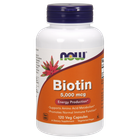 Вітаміни NOW Biotin 5 мг 120 капсул (104676)