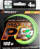 Шнур Select Master PE 100m 0.14 мм 17кг темно-зелений