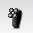 Аккумуляторная электробритва для бритья бороды и усов с USB Maestro MR-677 Pro Черный + Щетка