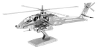 Металлический 3D конструктор "Ударный вертолёт AH-64 Apache", Metal Earth, MMS083