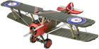 Металлический 3D конструктор "Британский истребитель Sopwith Camel"