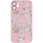 TPU+PC чохол Secret Garden with MagFit для Samsung Galaxy S24 Ultra (Pink) Epik (206333)