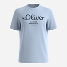 Футболка бавовняна довга чоловіча s.Oliver 10.3.16.12.130.2169624-50D1 5XL Блакитна (4099977747588)