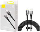 Кабель Baseus Glimmer Series Fast Charging Data Cable USB to Lightning 2.4A 2m Black (CADH000301)