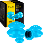 Вакуумные китайские антицеллюлитные массажные банки 4FIZJO для тела 4 шт Blue (P-5907739312204)
