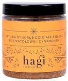 Scrub do ciała Hagi Naturalny z galką muszkatolową i cynamonem 300 g (5906874158432)