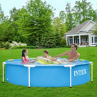 Каркасний басейн Intex 28205NP розмір 244 х 51 см об'єм 1828 л