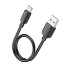 Кабель HOCO X96 Hyper 27W charging data cable Type-C (L=0.25M) Black (6942007609401)