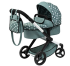Коляска для ляльок Bayer Design Xeo 2 в 1 Зелена (4003336170580)