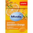 Льодяники для горла Mivolis "Обліпиха і апельсин"