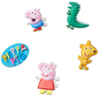 Przypinki do butów Crocs Jibbitz Peppa Pig Character 10015107 5 szt Welokolorowe