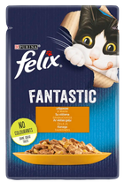 Вологий корм Felix Fantastic з куркою у желе 85 г