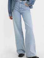 Jeansy damskie Levi's Ribcage Wide Leg H223 Far And Wide A6081-0002 W28L32 Błękitne