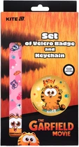 Набір Kite Garfield бейдж на липучці та підвіска (GF25-3010)