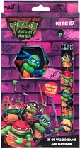 Набір Kite TMNT Mutant Mayhem бейдж на липучці та підвіска (NT25-3010)