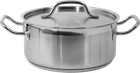 Каструля Yato низька з кришкою 5 л (5906083860263)