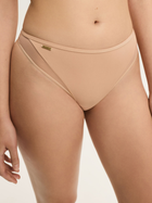 Majtki tanga damskie siateczkowe Esotiq Blissy 42888-80X L Beżowe (5903972557105)