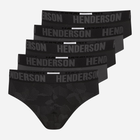 Набір трусів сліпів чоловічих бавовняних 5 шт Henderson Soul 43177-MLC XL Чорний/Графітовий (5903972519226)