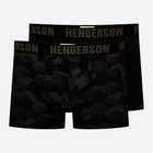 Набір трусів боксерів чоловічих бавовняних 2 шт Henderson Soul 42619-MLC XL Чорний/Графітовий (5903972379400)