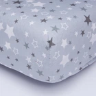 Простынь на резинке Moon&Star Silver Stars Бязь Gold Люкс 90х190х20 см (MS-850000883)