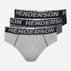 Zestaw majtek męskich typu slipy 5 szt Henderson Onset 43183-MLC 3XL Czarny/Grafitowy/Szary (5903972519387)