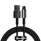 Кабель Baseus Tungsten Gold Fast Charging Data Cable USB to Lightning 2.4A 1m Black (CALWJ-01)