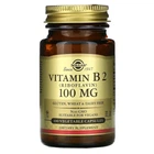 Вітамін В-2, Рібофлавін, Vitamin B2, Solgar, 100 мг, 100 капсул
