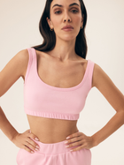 Top damski krótki BLOOVII Mavere 43067-30X L Różowy