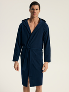 Халат чоловічий бавовняний з капюшоном Esotiq Homme Stellar 44051-59X XL Темно-синій (5903972605752)