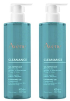 Набір по догляду за обличчям Avene Cleanance Гель для вмивання 2 x 400 мл (3282779417549)