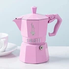 Гейзерная кофеварка Bialetti Moka Exclusive 130 мл. 3 чашки Pink (AD8EECC9F811)