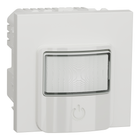 Датчик руху з вимикачем 10A Unica New Schneider Electric білий NU352518