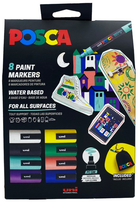 Набір ручок Uni Posca Pouch PC-5M 8 шт (3701614900683)