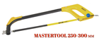 Ножівка Mastertool 250-300 мм металева ручка з накладкою (14-2226)