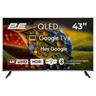 Телевізор 2E 43A77Q 43” дюйма 3840x2160 QLED Google TV