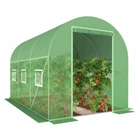 Теплица садовая Bonro UP-6 м2 с окнами 300x200x200 см арочная Зеленая (117-76-42400475)