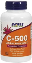 Витамин С и аскорбат кальция Now Foods Vitamin C-500 Calcium Ascorbate-C 100 капсул в упаковке (ARE-574744)
