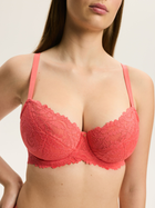 Biustonosz damski bez Push Up usztywniany Esotiq Lynn 42330-32X 75G Czerwony (5903972563601)