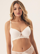 Biustonosz damski bez Push Up usztywniany Esotiq Briana 42344-00X 80G Biały (5903972517703)