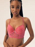Biustonosz bustier Esotiq Bloomy 42869-42X 70B Różowe (5903972552445)