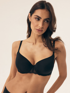 Biustonosz damski bez Push Up usztywniany Esotiq Bluey 42918-99X 75G Czarny (5903972562741)
