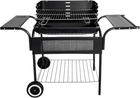Grill ogrodowy ModernHome by Multistore metalowe półki i regulacja rusztu (5903089067153)