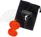 Лініі Talbot Speedbadminton Court Lines red